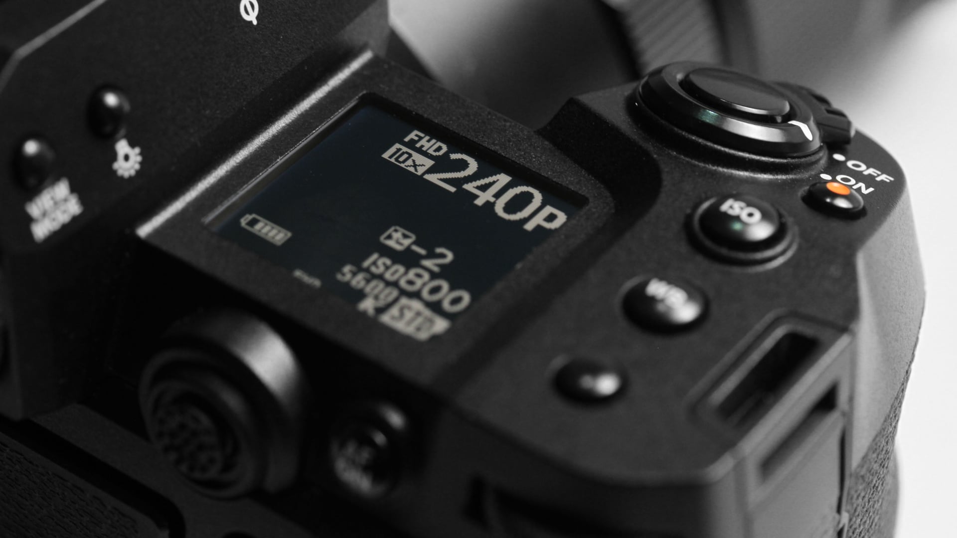 Fujifilm X-H2S  fps display